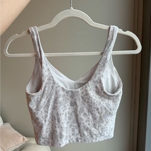 Lulu lemon align top. Sports bra size 6.